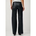 thumbnail image 2 of Ellos Plus Size 5 Pocket Faux Leather Wide Leg Pants, 2 of 3