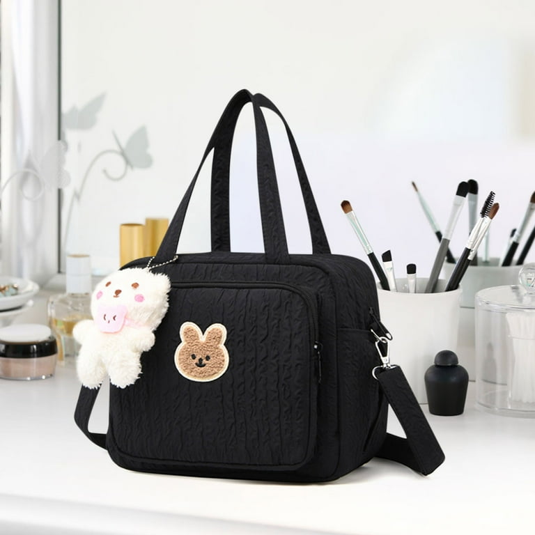 バッグ uou cute bag Lksixu Cute Tote Bag for Women, Wrinkle-Textured Design Handbag
