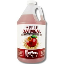 Jeffers Pet Apple Oatmeal Pet Shampoo for Dogs & Cats, 1 Gallon - Hypoallergenic, Tearless, Natural, Soap Free, Detergent Free, Best for Sensitive Skin, Dry Itchy Skin Relief, Fresh Apple Scent