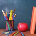 thumbnail image 4 of Scienceny 10 piezas de papelería para niños, reglas para estudiantes para dibujar, herramientas de pintura profesionales multiusos ligeras y creativas Medidores de medidas dimensionales Amarillo Scienceny TO007896-04B, 4 of 6