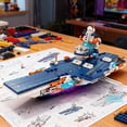 thumbnail image 1 of Navy War Chariot, barco del ejército, modelo de avión, buques de guerra, bloques de construcción compatibles con Lego, juego de construcción para niños, juguetes de ladrillos,41078 no box, 1 of 7