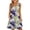 Z-02Purple, variant on Coerni Kids Girls Floral Sleeveless Dress Scoop Neck Elegant Sundress Flowy A Line Dresses Flower Print Knee Length Dress