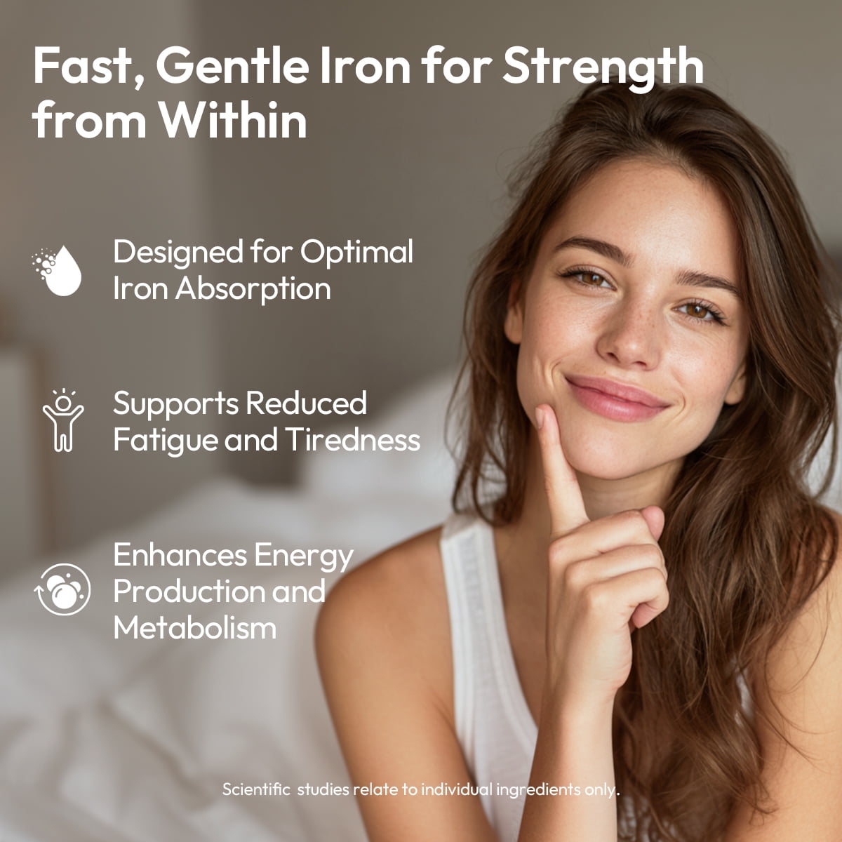BIGVITA Iron+ | High Absorption Supplement with Microencapsulated Iron Drops + Folate, B6 & Cranberry Extract | No Metallic Taste, Mixed Berry Flavor, Gentle on Stomach | Energy & Hormonal Support