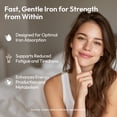 thumbnail image 2 of BIGVITA Iron+ | High Absorption Supplement with Microencapsulated Iron Drops + Folate, B6 & Cranberry Extract | No Metallic Taste, Mixed Berry Flavor, Gentle on Stomach | Energy & Hormonal Support, 2 of 5