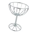 thumbnail image 4 of Cesta de almacenamiento de bocadillos Soledad metal color Chrome, 4 of 10
