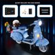 thumbnail image 3 of Kit de construcción de motocicletas Juego de luces LED compatible con Lego Vespa 125 10298 Decoración de modelo visualizable para decoración de oficina en el hogar (solo juego de luces, no modelo, 3 of 14