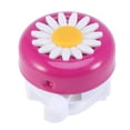 thumbnail image 1 of EeaseCA 1pc Ring Bell Chrysanthemum Pattern Bike Bell Ring Bell Accessory (Rosy White), 1 of 8