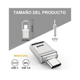 thumbnail image 3 of Memoria Usb 2tb Alta Velocidad 3.0 2 En 1 Tipo C Y Usb Belug Plateado, 3 of 4