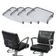 thumbnail image 1 of Cubierta trasera Macarena para silla de barbero 4 piezas transparente impermeable, 1 of 8