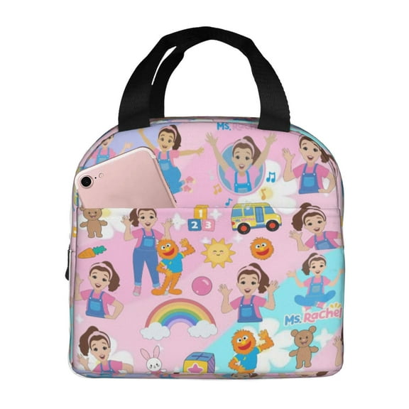 Ms Rachel Insulated Lunch Bag Leakproof Waterproof Reusable Lunch Boxs Portable Durable Cooler Tote Bag Work Travel