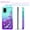 Teal/Purple, variant on Starshop Case for Samsung Galaxy S22 Plus, Liquid Glitter Quicksand Bling Diamond -Teal/Purple