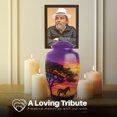thumbnail image 4 of Yatskia Colorful Zebra Urns for Human Ashes Adult Female and Male, Mini Memorial Burial Urn for Ashes for Women, Decorative Funeral Urns for Human Ashes Adult Man, (Classic 10 Inch and 3 Inch), 4 of 8