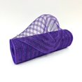 thumbnail image 3 of Purple - Deco Mesh Laser Eyelash - (10 Inch x 10 Yards), 3 of 4
