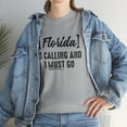 thumbnail image 7 of Florida Is Calling and I Must Go Shirt, Beach Vacation Tee, Vacay - ID: 484, 7 of 7