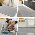 thumbnail image 7 of HAKUNA Waffle Bath Mat Light Grey 36"x24", Boho Woven Modern Bath Rug Mats, Absorbent Non Slip Bathroom Floor Mat, Soft Washable Bath Rugs with Tassels for Bathroom, Bedroom, Kitchen, Shower, Tub, 7 of 7