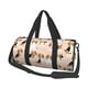 thumbnail image 1 of Fotbe Beagle Dog On Brown Bolsa Deportiva de Lona Plegable con Estampado, Bolsa de Gimnasio con Bolsillo Seco/Húmedo, Bolsa de Viaje Ultraligera de Gran Capacidad, 1 of 6