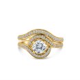 thumbnail image 1 of 1.50ct tw Diamond Bridal Set in 10k Yellow Gold, 1 of 2