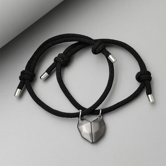 SIfdSeng Love Couple Bracelet Wishing Stone Couple Bracelet Stitching Bracelet Name Bracelet Silver Bracelet Charms Color Sterling Silver Bracelets for Women Cuff