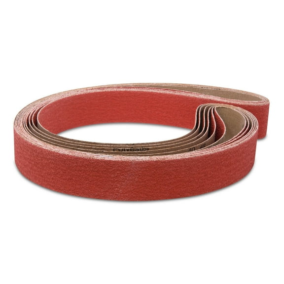 2 X 72 Inch 36 Grit Metal Grinding Ceramic Sanding Belts, Long Life Pack of 6