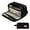 Black, variant on Large Capacity Pencil Case Clear Zipper Pencil Pouch with Handle Student Stationery Black