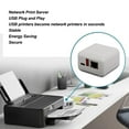 thumbnail image 4 of USB 2.0  Print Server, 5V LAN Print Share Server  Print Server Supports Image Printing for  XP for, 4 of 7