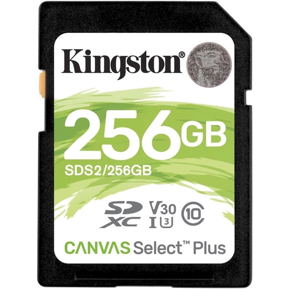 Kingston Canvas Select Plus 256 GB Class 10/UHS-I (U3) SDXC, 1 Pack