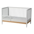 thumbnail image 3 of Little Seeds Clover 4-in-1 Convertible Baby Crib, True White/Natural, 3 of 19