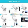 thumbnail image 4 of Nouveau HY300 Mini Projecteur WiFi6 Bluetooth Android Cinéma Portable Home Cinémas, 4 of 11