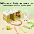 thumbnail image 3 of QualitChoice Foldable Basket with Detachable Divider Portable Bag Organization light green, 3 of 6