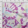 thumbnail image 3 of oneOone Polyester Spandex Purple Fabric Asian Tie & Dye Fabric For Sewing Printed Craft Fabric By The Yard 56 Inch Wide, 3 of 5