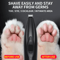 thumbnail image 2 of 1pc Professional Pet Hair Trimmer And Nail Grooming Tool for Cats And Dogs - Quiet And Safe Clippers for Precise Cuts And Comfortable Grooming, 2 of 11