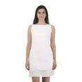 thumbnail image 5 of Vestido 100% Lino Color Blanco Mediana Abito Kent, 5 of 5