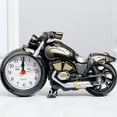 thumbnail image 1 of Mini Motorcycle Model Alarm Clock Battery Powered Desk Shelf Clock Creative Home Decoration, 1 of 5