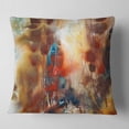 thumbnail image 2 of Designart Artistic Brown - Abstract Throw Pillow - 18x18, 2 of 5