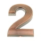 thumbnail image 1 of Bronce 5 Cm Puerta Número Habitación Dirección Dirección Oficina Hogar Casa Decorativo Tabulaciones - #2 Sunnimix Dígito de la placa de la puerta, 1 of 7