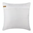thumbnail image 2 of The HomeCentric Cushion Covers For Couch, White European Pillow Covers Pack of 2, 26x26 inch (65x65 cm) Silk Euro Size Pillow Shams, Striped, Pintucks, Textured, Euro Size Pillow - Precious Crystals, 2 of 10