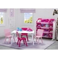 thumbnail image 5 of Delta Children Kids Toy Storage Organizer with 12 Plastic Bins, Greenguard Gold Certified, White/Pink, 5 of 5