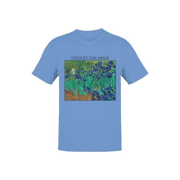 Vincent Van Gogh Irises Artwork Men's T-shirt