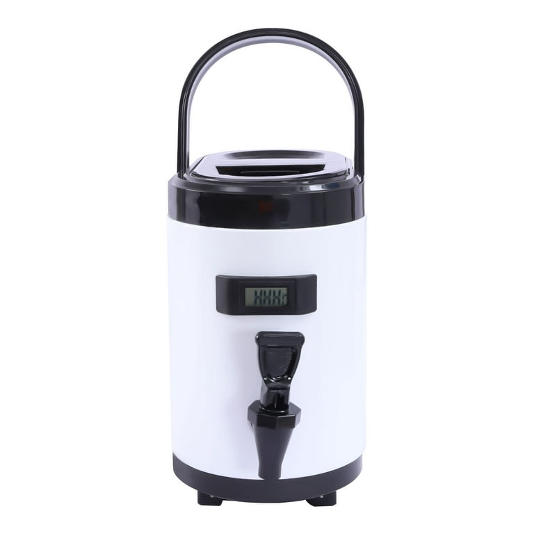 TFCFL 6L Insulated Beverage Dispenser Thermal Hot Cold Drink Coffee Tea Milk  Dispenser 