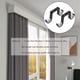 thumbnail image 4 of Pieces of Double Curtain Brackets for Ceiling Black Aluminum Alloy Brackets, 4 of 5