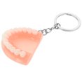 thumbnail image 2 of 1pc Halloween Key Chain Resin Spoof Denture Pendant Keychain Halloween Supply, 2 of 8