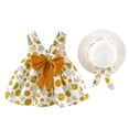 thumbnail image 1 of Robe Élégante à Imprimé Floral pour Filles avec Bretelles Réglables et Détail Nœud, 1 of 8