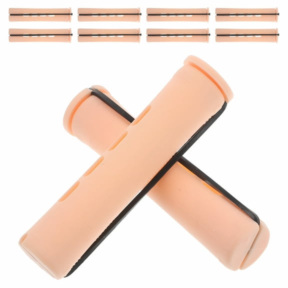TELOLY 10 Pcs Cold Wave Rods for Hair Curl Long Large Perm Curling Miss