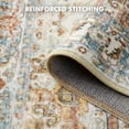 thumbnail image 2 of Ofoor 9x12 Modern Abstract Area Rug - Washable, Stain Resistant, Thin, Non-Slip, Perfect for Living Room, Bedroom, Kitchen, Blue, 2 of 8