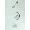thumbnail image 4 of Kingston Brass KB6631CKL Kaiser Single-Handle Tub and Shower Faucet, Polished Chrome, 4 of 5