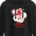 thumbnail image 3 of Disney - Love Nature Minnie Mouse - Juniors Cropped Pullover Hoodie, 3 of 5