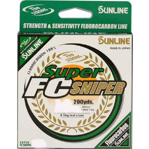 Sunline Super FC Sniper Fluorocarbon Fishing Line, Natural Clear, 14 lbs, 200 Yards Walmart