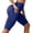 Navy, variant on 3D Anti Cellulite Leggings with Pockets Slim Move Cellulite High Waisted Workout Shorts for Women Push-Up Sculpting Tummy Control Yoga Fitness Pants Navy M
