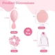 thumbnail image 4 of 48 piezas de regalos de fiesta de color rosa, suministros de maquillaje para fiestas, que incluyen cepillos para el cabello, coleteros, espejos cosméticos y bolsas de organza para mujeres y niñas, 4 of 5