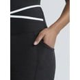 thumbnail image 4 of Athletic Works Women's and Women's Plus ButterCore Tipped Bike Shorts, Sizes XS-4X, 4 of 5